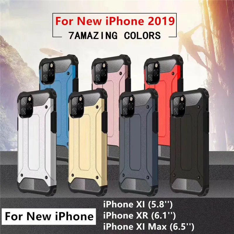 Чехол Scorpio Armor для Apple iPhone 11 Pro Max X XS XR 8 7 Plus 6 6S 5 5S SE военный класс прочный защитный чехол для телефона 100 шт