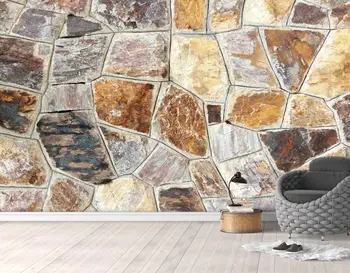 

[Self-Adhesive] 3D Stone 140 Wall Paper mural Wall Print Decal Wall Murals