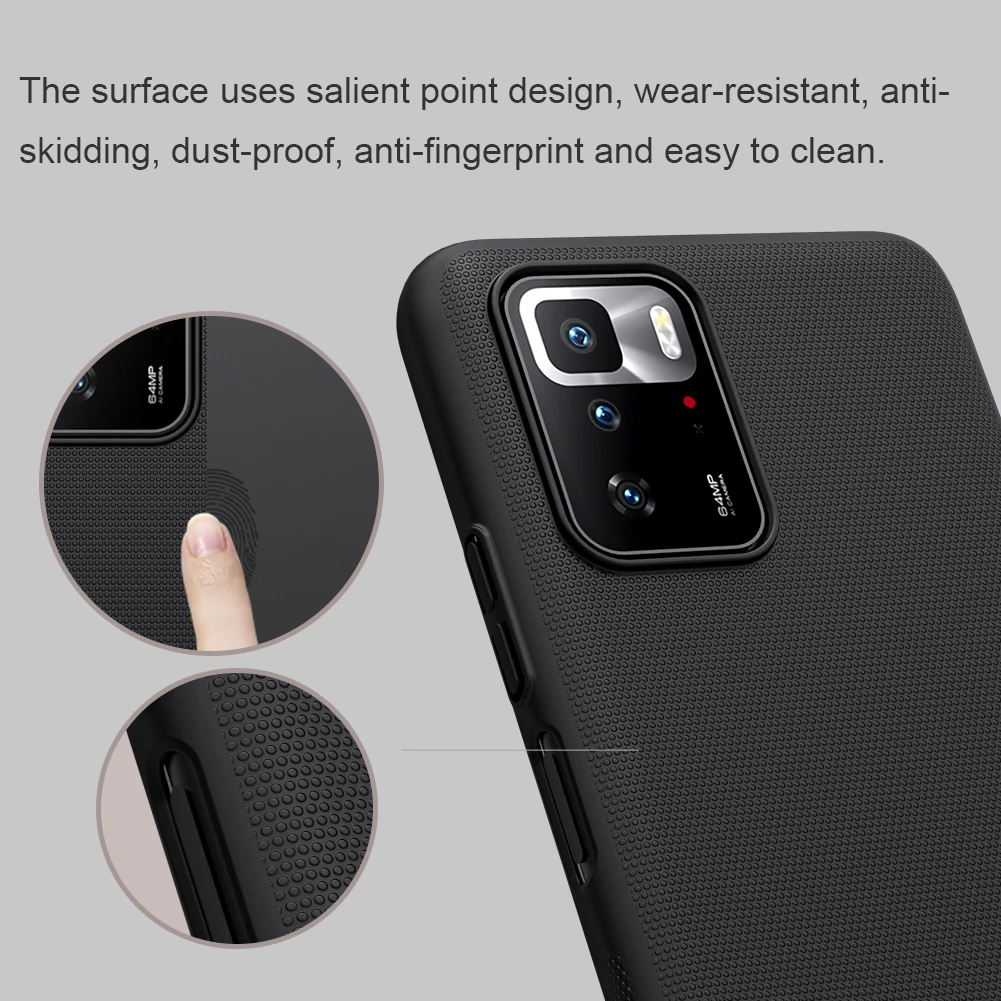 for Xiaomi Poco X3 GT 5G Case Nillkin CamShield Slide Camera Case Slim Frosted Shield Textured Cover for Xiaomi Poco X3 GT Case waterproof phone bag