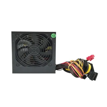 

300W Study Gaming Power Supply EU Plug Temperature Control Durable Silent Fan Universal For Desktop Computer Home Metal Bedroom