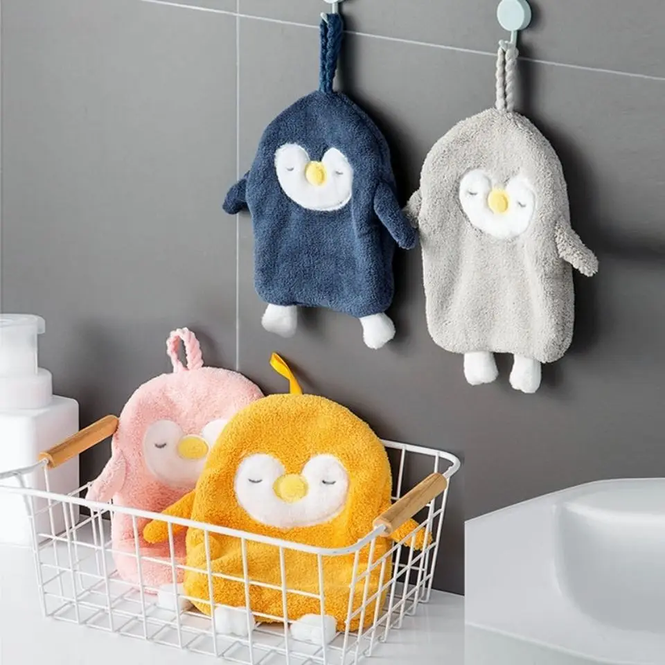 

Thickening wipes lovely handkerchiefs hanging super absorbent towel towel cartoon hand towels toilet in the kitchen