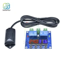 XH-M452 DC 12V LED Digital Thermostat Temperature Humidity Controller Regulator Module Thermometer Hygrometer Dual Output