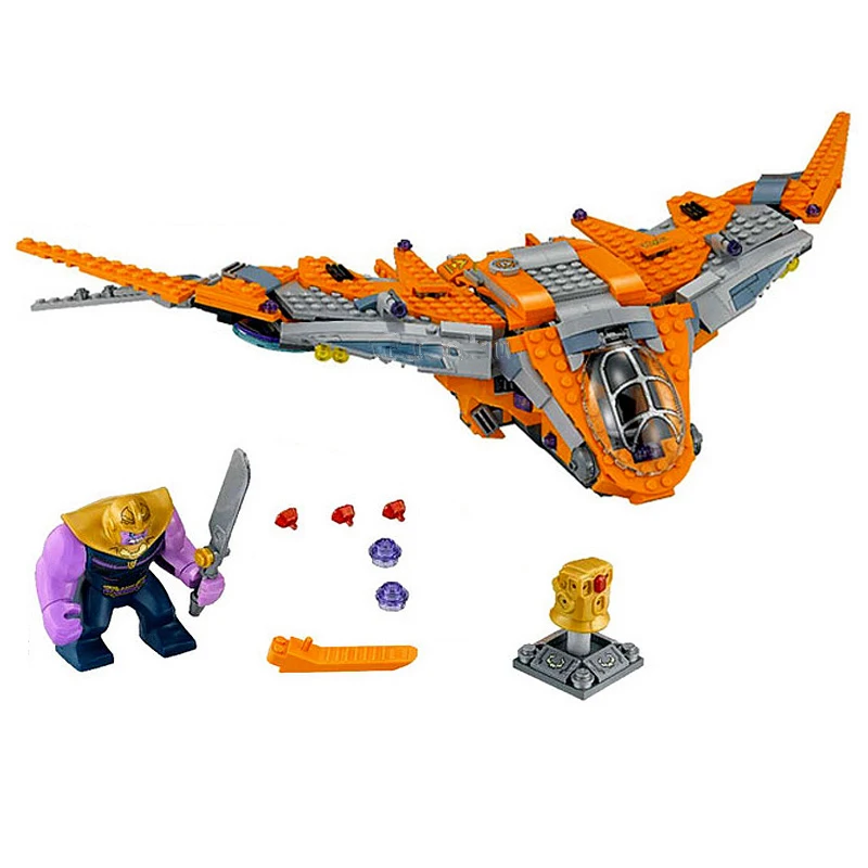 

Iron Man Thanos Ultimate Battle Fighter Set Super Heroes Model Building Blocks with Figures DIY Bricks Birthday Gifts Toys