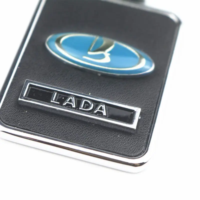 3D модный металлический автомобильный брелок для Lada Niva Kalina Priora Granta Largus ВАЗ Samara эмблема брелок для ключей автомобильные аксессуары цепочки для ключей