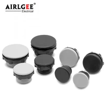 10/шт. 16 мм/22 мм/30 мм черный серый индикатор сигнала кнопка переключатель панель Разъем Крышка Кнопка коробка вилка аксессуары