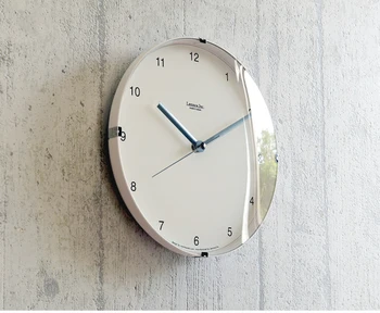 

Nordic Silent Wall Clock Modern Design Classic Simple Wall Design Metal Round Living Room Reloj Mural Home Decoration YY60WC