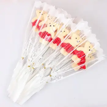 

Colorful Simulation Soap Rose Flowers with Scented Artificial Flower for Valentines Day Party Single Bouquet Gift Wholesale