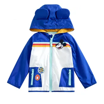 

Disney Hoodie Coat Children Blue Mickey Baby Clothes Brothers Outfit Spring And Autumn Cute Cool Boys Clothes Fashion Coat 2020