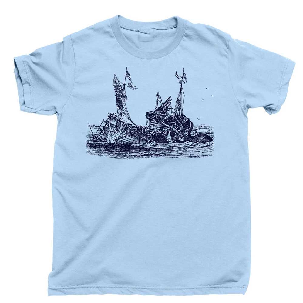 Футболка &quotКракен&quot гигантский осьминог кальмар море монстр корабль Дэви Джонс