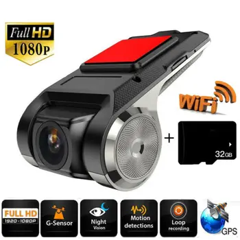 

1080P FHD Lens WiFi ADAS Built-in G-sensor X28 Car DVR Camera Video Recorder Car Dash Camera Car Accessories With 32G TF Card