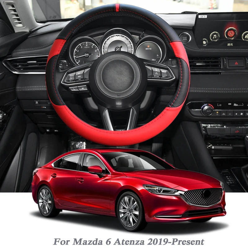 Автомобильный Стайлинг для Mazda 6 Atenza 2019-gift чехол на руль кожаный аксессуары