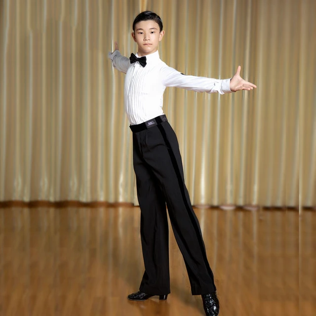 Latin Dance Standard Competition Costume For Boys Latina Dance Suit Long  Sleeves Salsa Stage Top Modern Cha Cha Clothes JL1054 - AliExpress