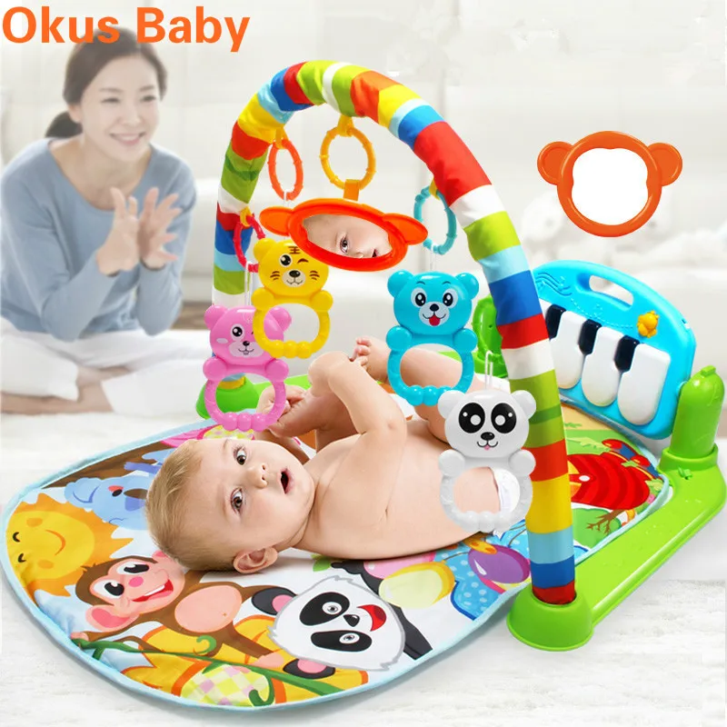 

Play Mat Baby Carpet Music Puzzle Mat With Piano Keyboard Educational Rack Toys Infant Fitness Crawling Mat Gift For Kids Gifts