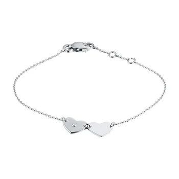 

Silver Bracelet with diamond э06бр031859