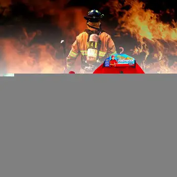 

12 Pcs Set Children Firemen Role Play Props Fire Chief Costume Role Play Costume Dress-Up Set For Children Gifts Photo Props 4