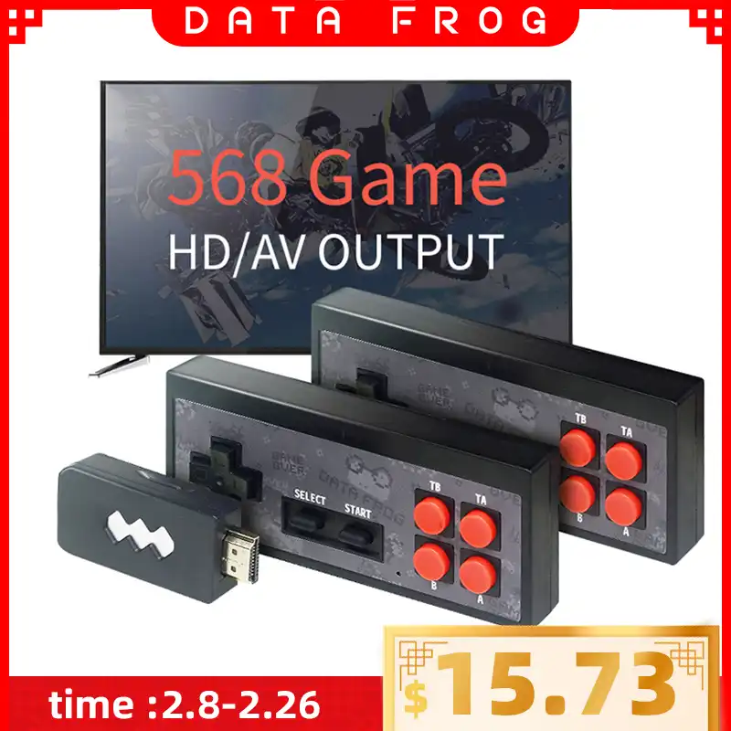 data frog retro video game console