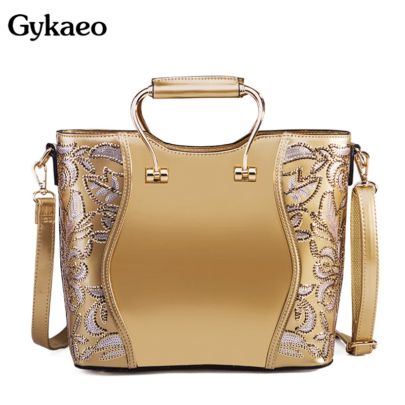 Gykaeo роскошные сумки женские дизайнерская модная сумка из лакированной кожи