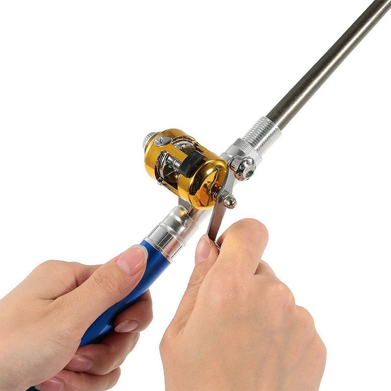 Fishing Rod Reel Combo Set, Mini Telescopic Portable Pocket Pen Fishing Rod Pole,Fishing Reel,25M Fishing Line ,Baits Jig Hooks Fishing Rod Reel Combo Set, Mini Telescopic Portable Pocket Pen Fishing Rod Pole,Fishing Reel,25M Fishing Line ,Baits Jig Hooks