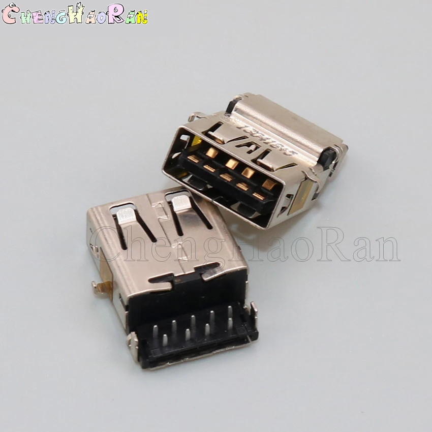 USB Adapter 2x Laptop 3.0 USB Jack Female Connector Socket for Lenovo V110 700 15isk V110 15IKS Notebook repair parts USB Port 3.0