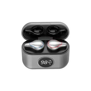 

T60 TWS True Wireless Earbuds Noise Canceling Earpiece Portable Bloototh Earphone Handsfree Sport Headset With Case