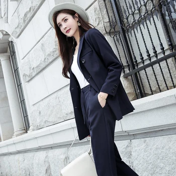 

Work Business Pants Suits For Women Fashion Elegant Single Breasted Blazer Jacket And Shorts Two-piece Set Female Office Uniform