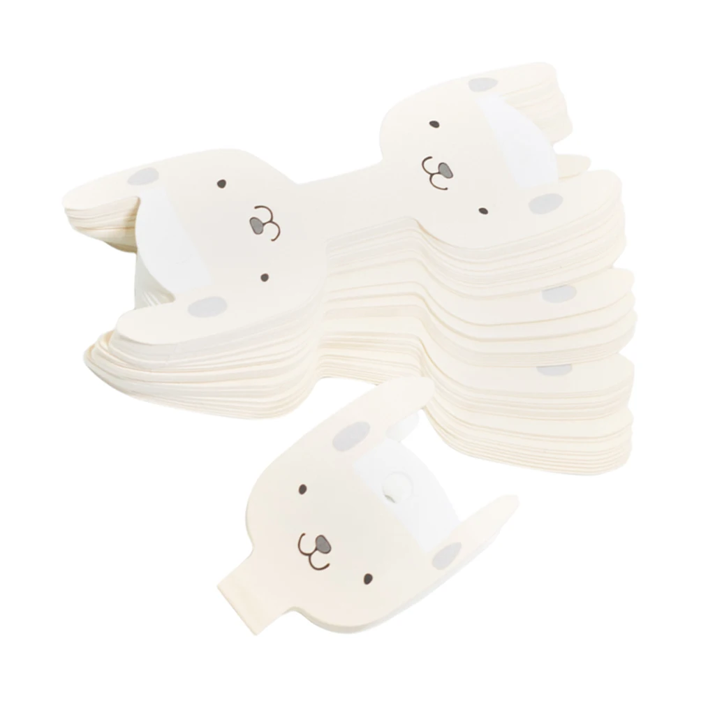 50 Pieces Dog Hairpin Paper Cards Hair Clip Jewelry Cardstock Hair Display Cards