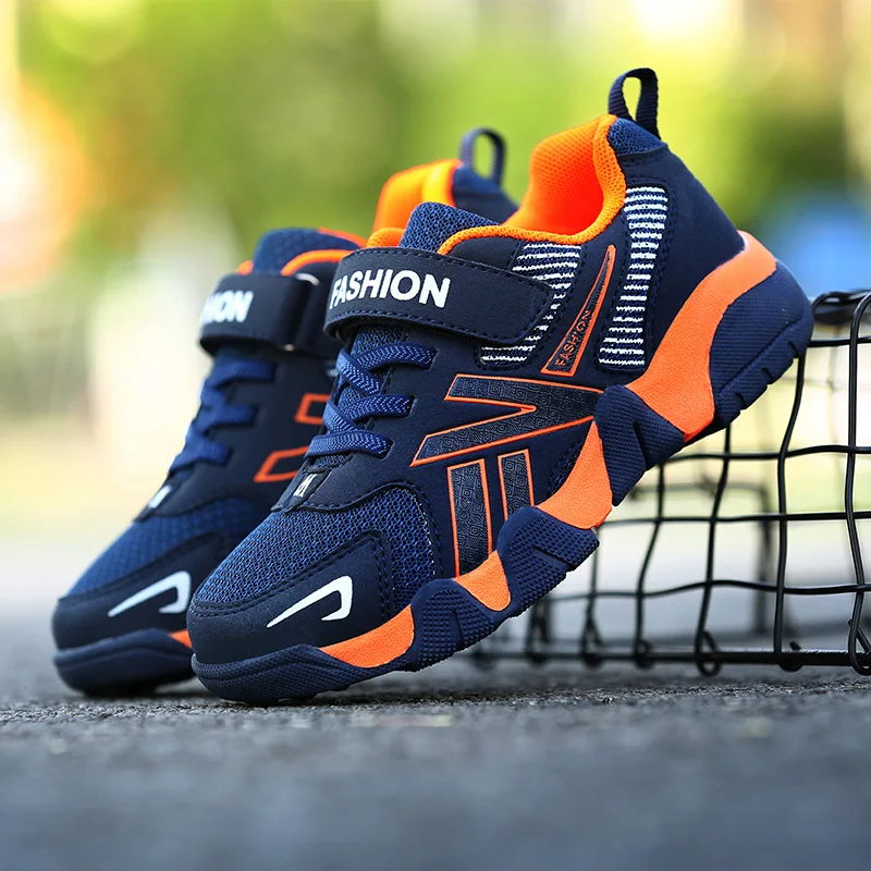 

2021 Hot Kids Sneakers for Boy Girl Mesh Tennis Shoes Breathable Sports Running Shoes Lightweight Children Casual Walking Shoes