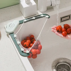Strainer Tools Kitchen Sink Gadget Leftovers Drain Corner Portable Bathroom Sinks Design Fregaderos Cocina Home Improvement YQ50