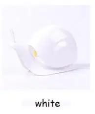 white Диспенсер с мультипликационным принтом улитки, диспенсер для шампуня, диспенсер для мытья рук, бутылка для мыла, лосьона, Прямая поставка - Цвет: white