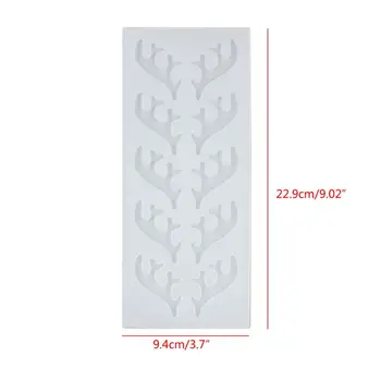 

Lovely Antlers Pendant Hairpin Earrings Mold Deer Horn Epoxy Resin Silicone Mold