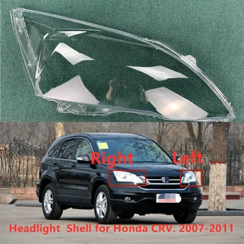 

Transparent Headlight Glass Shell Lamp Shade Headlamp Lens Cover For Honda CRV. 2007-2011