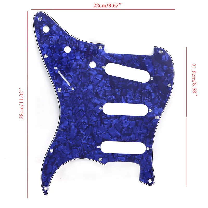 Черепаха электрогитара накладка царапины пластины для Fender Stratocaster M7DC