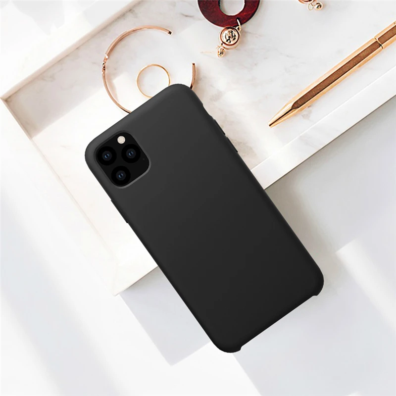 NILLKIN для iPhone 11/iPhone 11 Pro Max силиконовый чехол мягкий жидкий ТПУ чехол защитный щит для Apple iPhone 11Pro