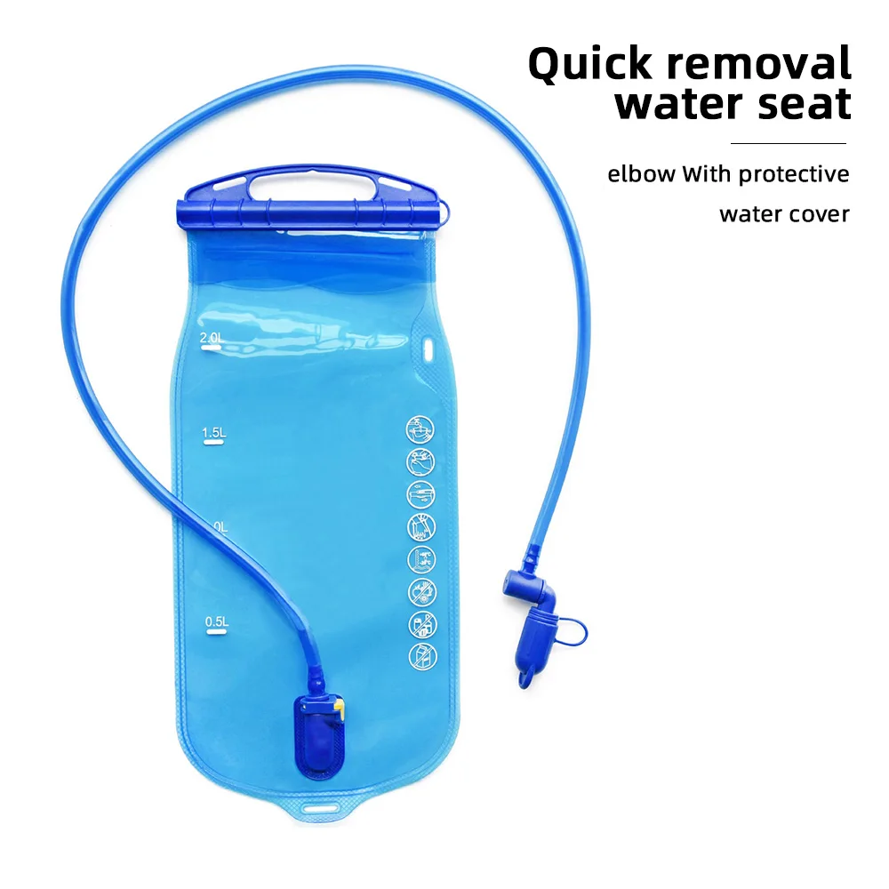 

COPOZZ 2L/3L Outdoor Cycling Running Foldable PEVA Mountain Water Bag Sport Hydration Bladder For Riding Camping Hiking Climbing