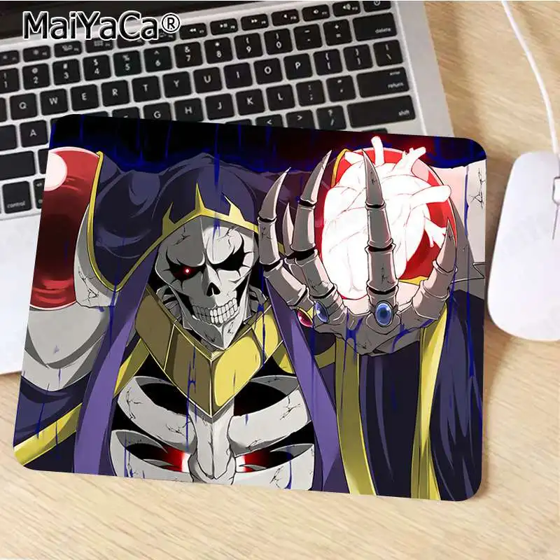 Not Lock Edge18x22cm MaiYaCa Overlord персонажи офисные мыши геймер мягкий коврик для мыши Скорость/Управление версия большой игровой коврик для мыши - Цвет: Not Lock Edge18x22cm