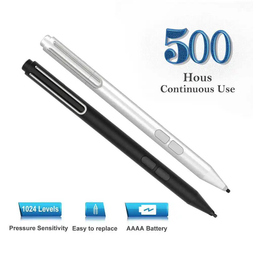 Active Stylus Pen Aluminum Alloy 1024 Pressure Sensitivity Stylus Pen For Microsoft Asus Hp Sony Acer For Surface Go Pro7 6 5 4 Aliexpress