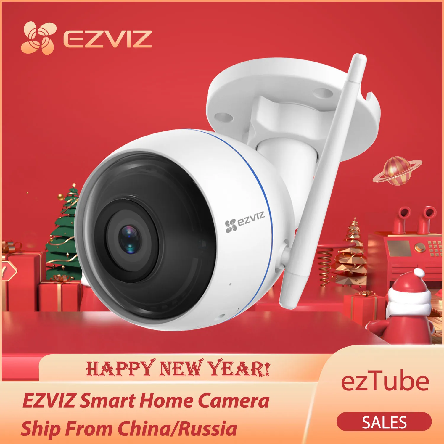EZVIZ ezTube 720p 1080p IP Камера видеонаблюдения Мини камера Ночная съёмка до 30м