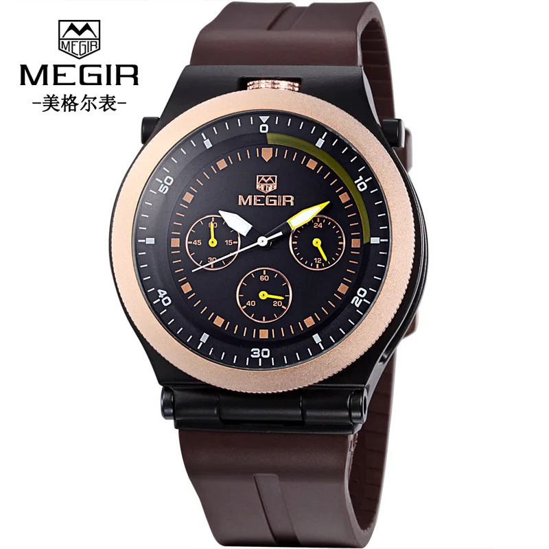 

[Fashion Multi-functional Timing Sports Waterproof Large Dial Quartz MEN'S Watch] Model: 3003G.
