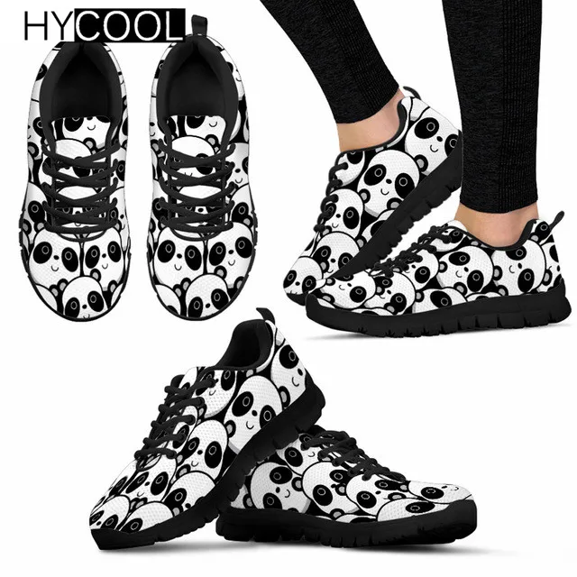 HMF547BAQ HYCOOL кроссовки; женская обувь с рисунком панды; обувь для бега; дышащая спортивная обувь с сеткой; женские кроссовки для бега и ходьбы; - Цвет: HMF547BAQ