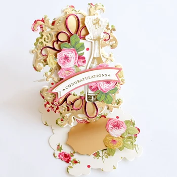 

Panalisacraft 3D Greeting Card Metal Cutting Dies Craft Dies Scrapbooking Card Making Album Embossing Stencil Die Cut Decoration