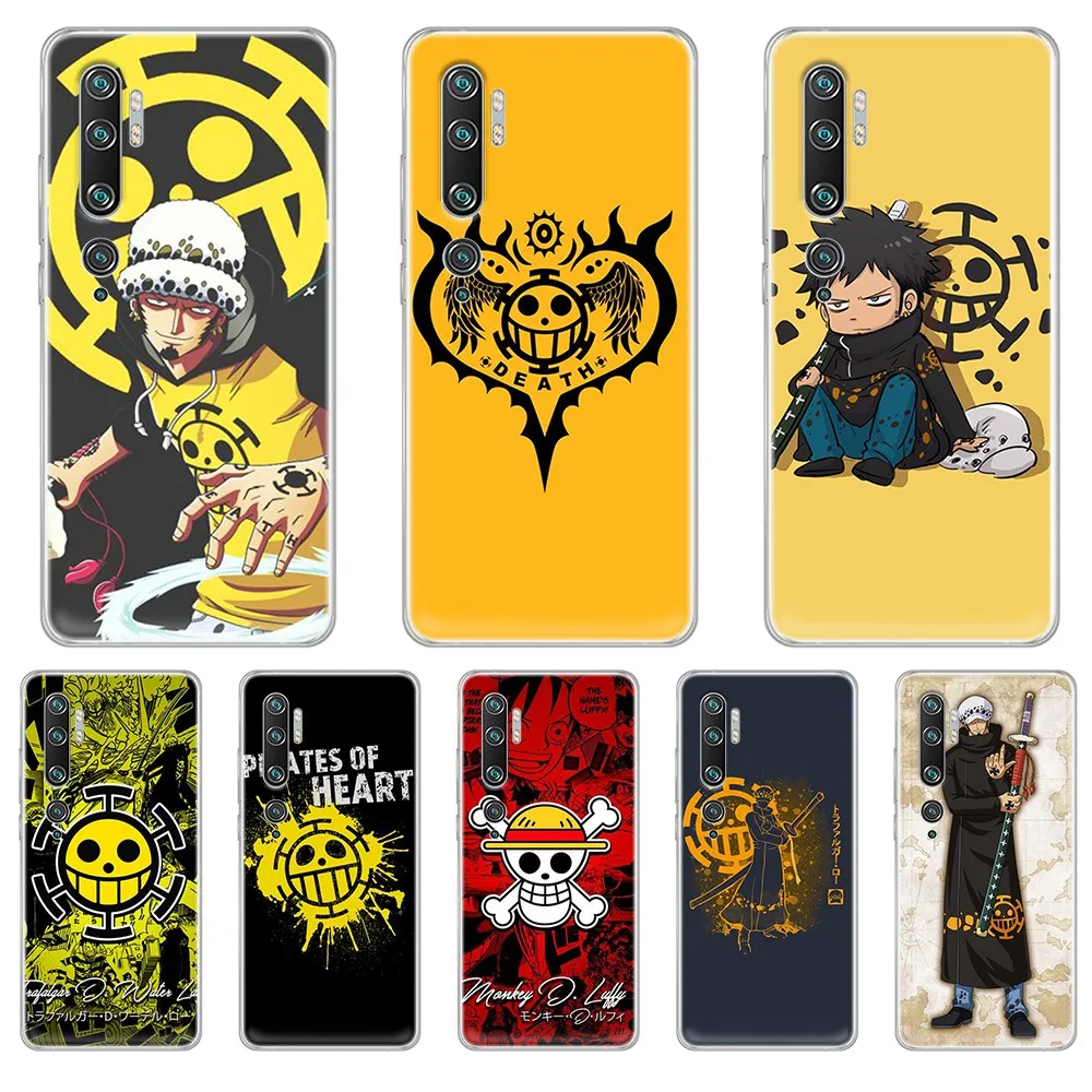Цельный Прозрачный чехол для телефона с логотипом Trafalgar Law корпус XIAOMI mi 3 4 5 5X 8 9 10 se