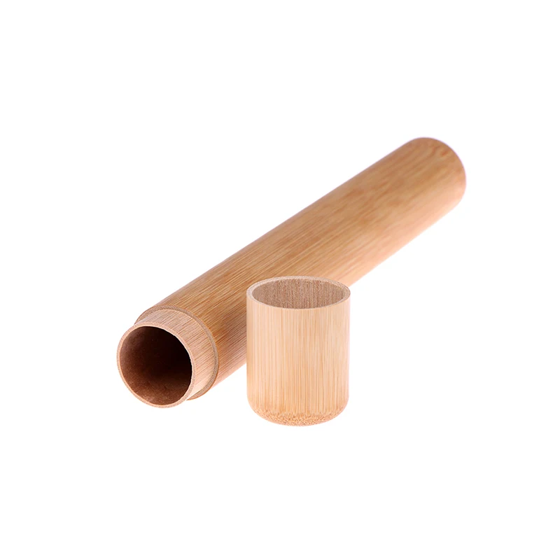 

Natural Bamboo Toothbrush Tube Toothbrush Holder Toothbrush Case Bamboo Tube