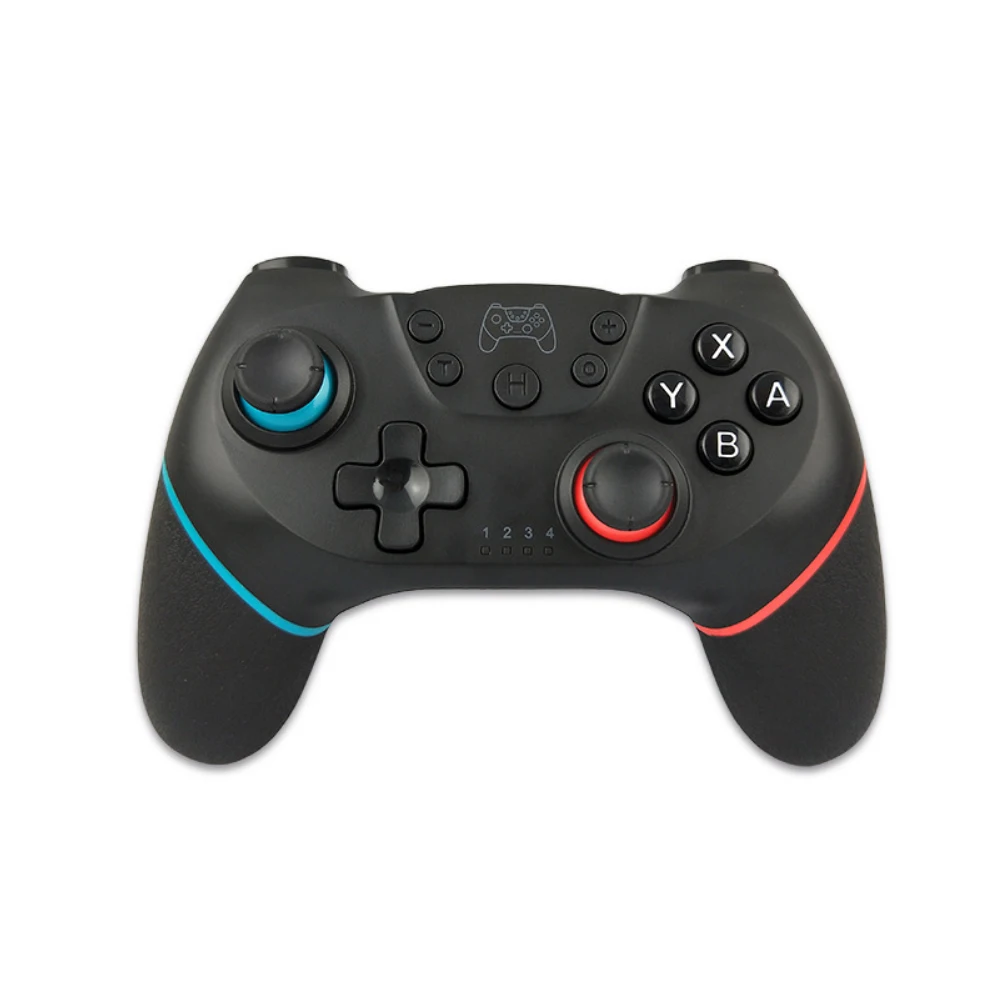 Для Switch Pro Bluetooth беспроводной контроллер для NS Splatoon2 пульт дистанционного управления для kingd Переключатель консоли джойстик переключатель Pro NS - Цвет: Blue and Red
