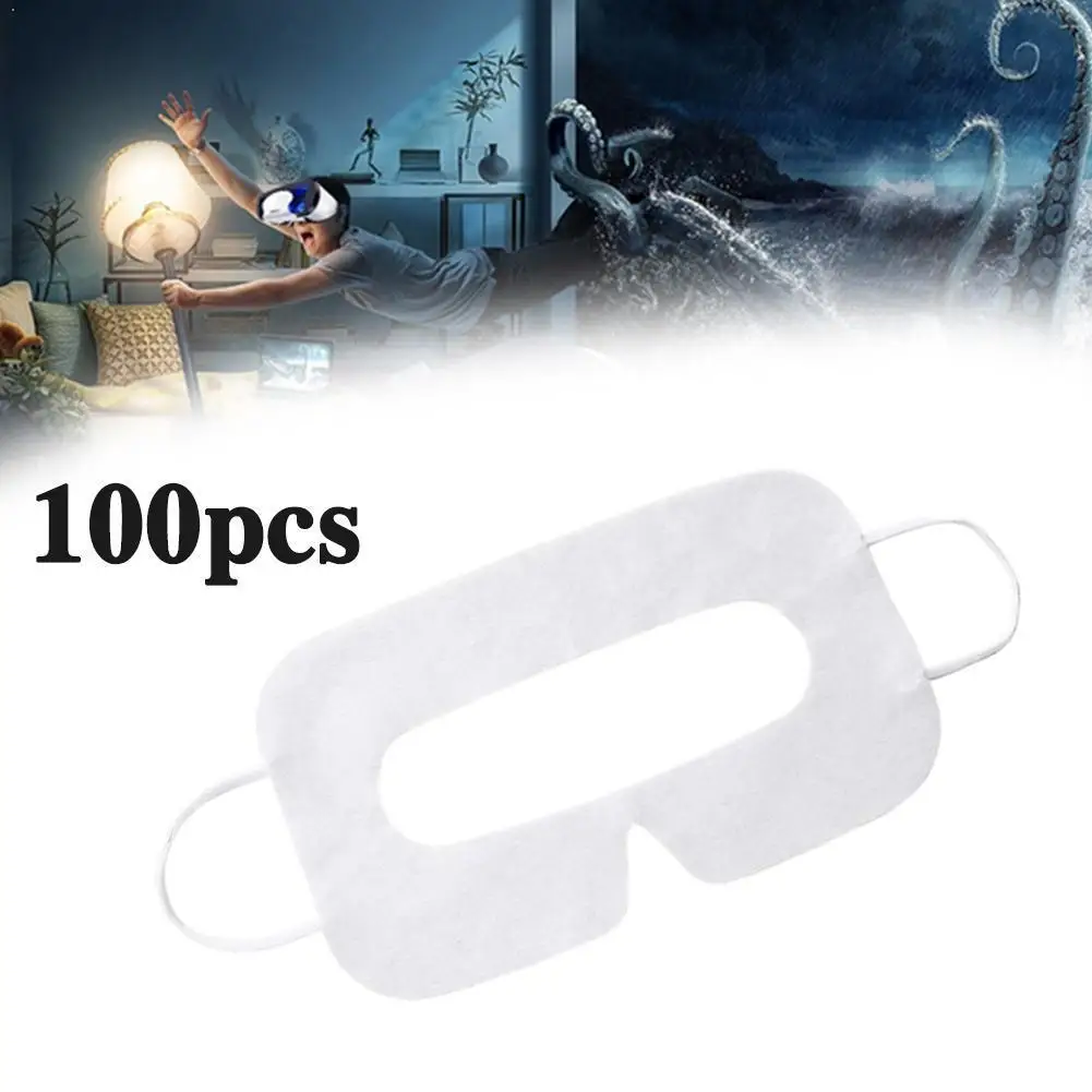 Oculus Quest 2 VR-mascarilla de algodón desechable, 100 Uds., protección facial, J5I3