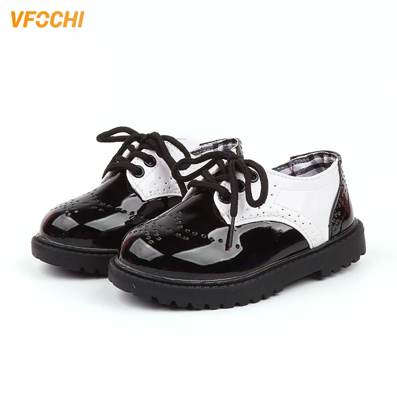 

VFOCHI New Boys Leather Shoes for Kids Low Heeled Soft Boy Casual Shoes Children Party Wedding Shoes Teenager Boys Formal Shoes