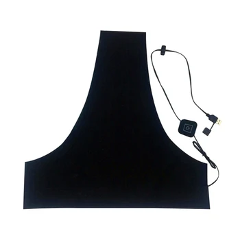 

Winter Cloth Warmer Silicone Switch 5v Heating Pad 3 Speed Jacket Electric Adjustable With Dust Cap Washable USB Plug Vest
