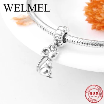 

Lively Mouse Zodiac Animals Charms Authentic 925 Sterling Fashion Pendant Fit Original Pandora Charm Bracelet Jewelry mak
