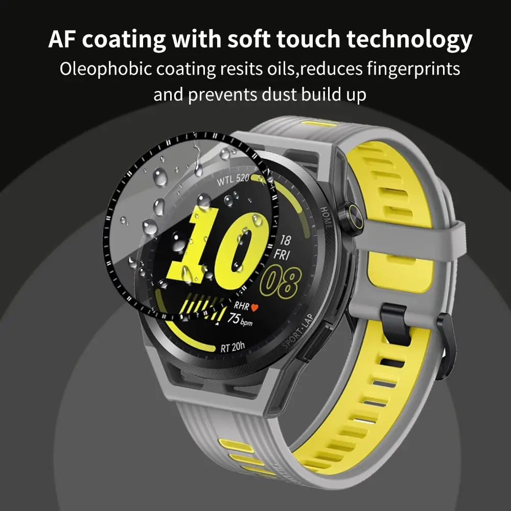 

BEHUA Screen Protector film For Huawei Watch GT Runner Smartwatch 3D Curved Cover Soft Protective Film (Not Glass) Accessories