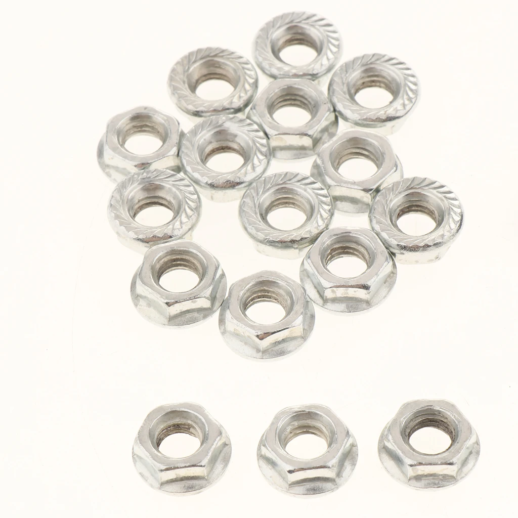 16 Pcs Metal Bumper Fender Bolt Washer Nut License Plate Bracket Mounting Washer Screw Kit