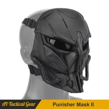 Military Airsoft Mask Full Face Protective Mask 2021 New Arrival Punisher Mask Army War Game Hunting Accessories